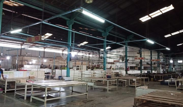 Cikupamas Tangerang factory near toll gate, industrial permit.
