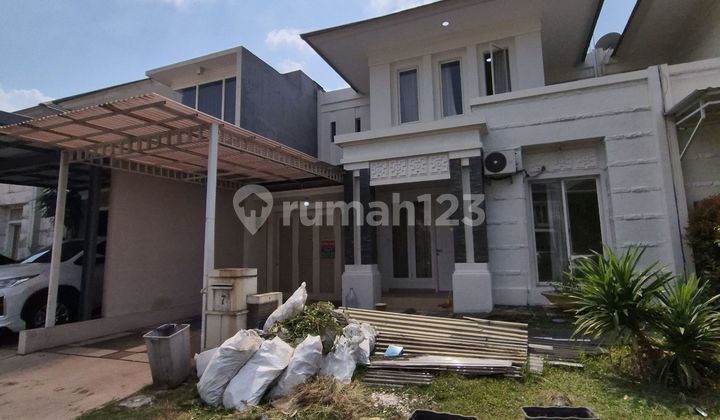 Disewakan rumah Feronia Alam Sutera lokasi depan taman