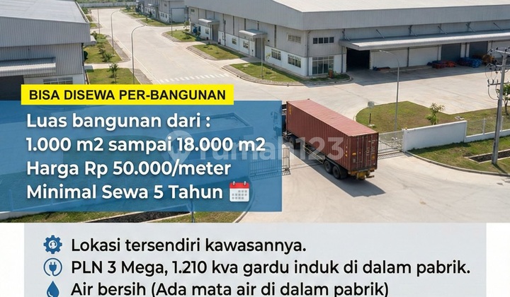 Factory for Rent 10001xxxxM2 in Mauk, Tangerang Factory for Rent 10001xxxxM2 in Mauk, Tangerang