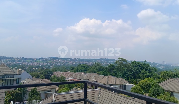 Rumah 2 Lantai Sertifikat Ada Roof Top View Pegunungan Sentul City, Bogor