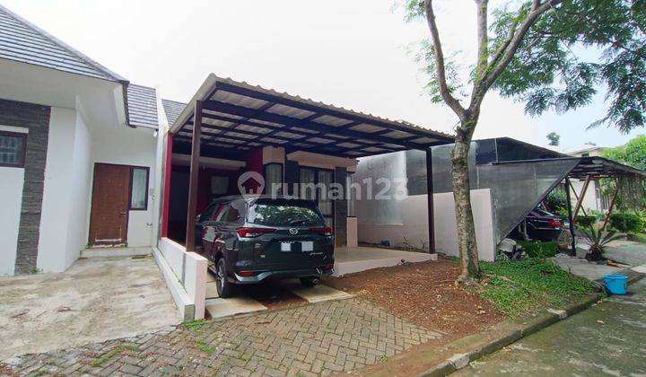 Rumah Minimalis Dilengkapi Dengan Kanopi Depan Green Area di Sentul City, Bogor 1