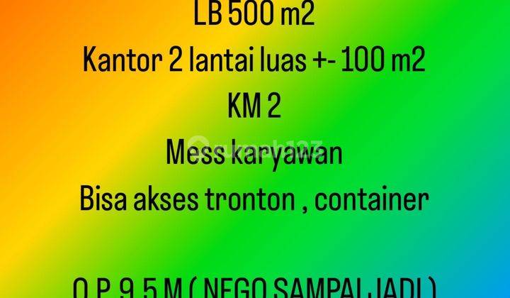 DIJUAL CEPAT GUDANG DI TAMAN KOPO INDAH JARANG ADA - AKSES CONTAINER/TRONTON 1