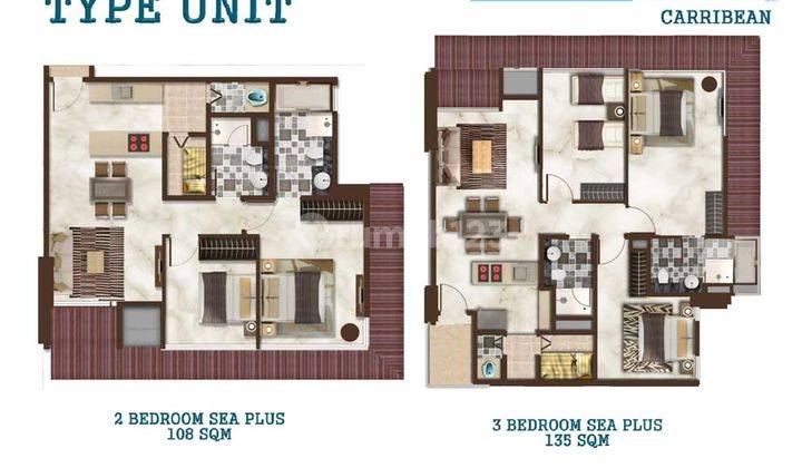 Apartment Gold Coast 3br Uk 135m2 Sea Plus Carribean 1