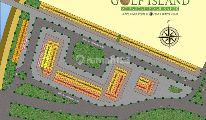 Ruko Golf Island 4.5x15 Beach 2 Boulevard 2