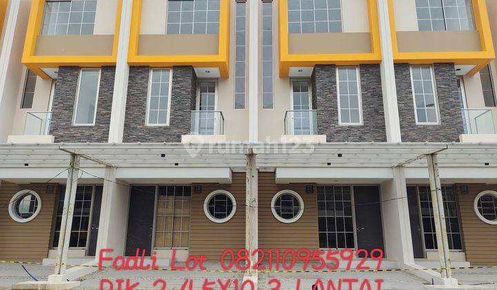 Di  Rumah 3 Lantai Pik 2 Uk 4.5x10 Pantai Indah Kapuk,  Harga Modal 1