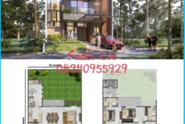 Rumah Cluster Pantai Bukit Villa Pik Tipe Legian Cicilan Panjang 2