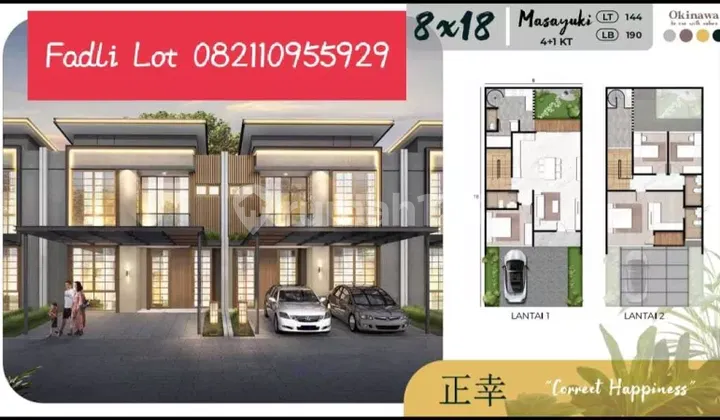 Di Jual Cluster Okinawa Ukuran 8x18 Harga Perdana