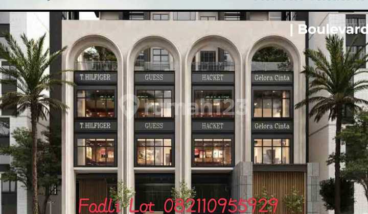 Soho Marina Pik2 Commercial Unit Size 6x18 Boulevard