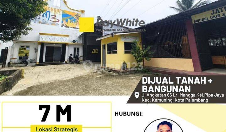 Dijual Tanah Dan Bangunan Murah Ditengah Kota Palembang  1