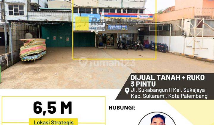 DIJUAL TANAH DAN BANGUNAN RUKO 1