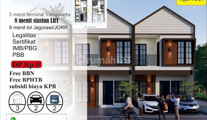 Rumah Baru Murah Free All Biaya Akses Lebar Lubang Buaya Jaktim 2