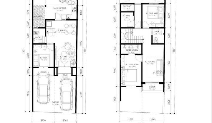 Rumah Siap Huni di Belakang Mall Pesona Square Sukmajaya Depok 2