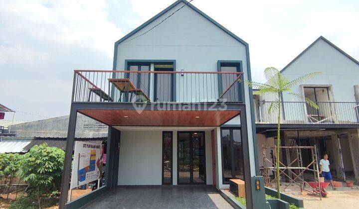 Rumah Baru Free All Biaya Bisa Custom Furnished Dekat Tol Desari 1