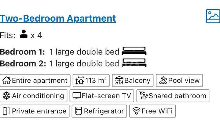 Dijual Apartemen Windsor Puri Indah 2 BR Furnished Bagus 1