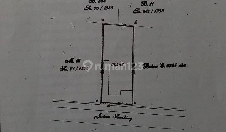  Tanah di Jl sumbing, Guntur SHM - Sertifikat Hak Milik 322 Squaremeter 1