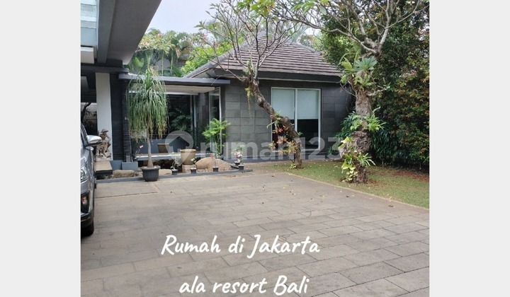 Spacious Green House in Bintaro, South Tangerang