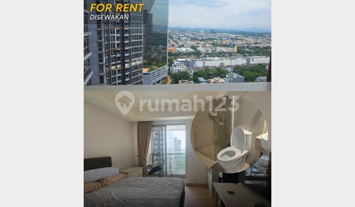 For Rent Gold Coast Studio Type Apartment at Pantai Indah Kapuk PIK