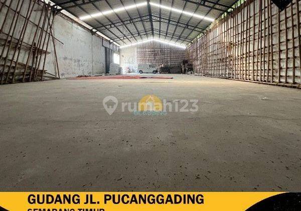 Gudang Strategis Cocok Untuk Usaha di Jalan Pucanggading 1