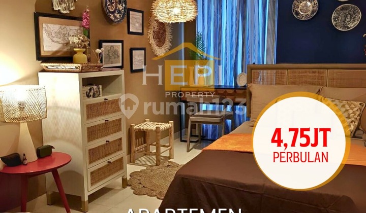 Disewakan bisa bulanan Apartemen Strategis tengah kota Semarang, Fullfurnished 1