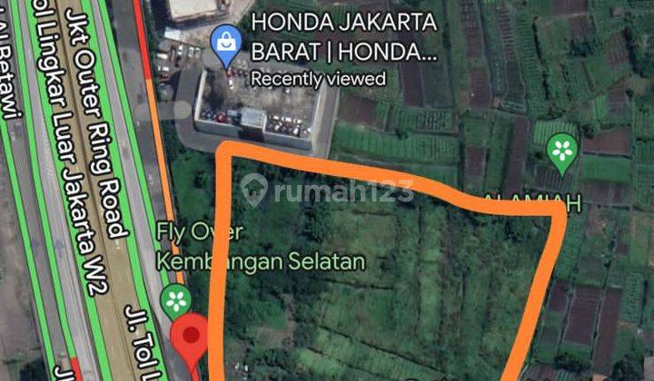 Disewakan Tanah Besar di Jl Lingkar Luar Barat Jakbar 1