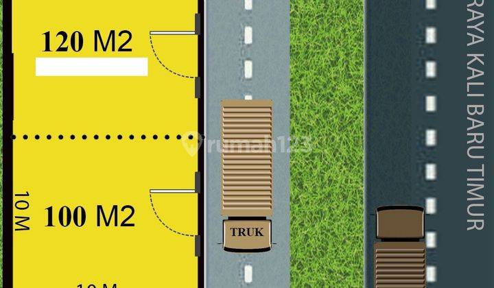 Gudang Untuk Usaha Disewakan 220m² Jalan Kapuk Sawah Cengkareng 2