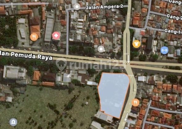 Tanah Murah Harga Dibawah NJOP Rawamangun Jakarta Timur SHGB 1
