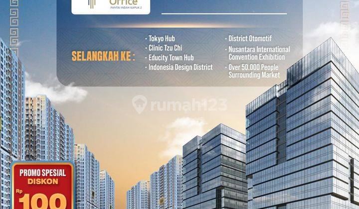 Tokyo Pik2 Office New Launching Harga Perdana Mulai 1.8M Sea View 1