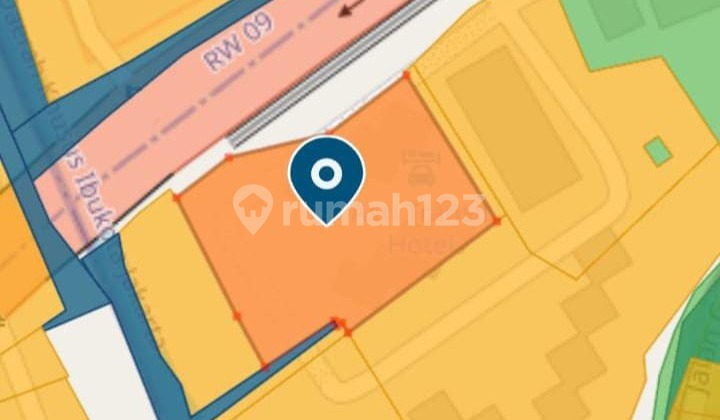 Jual Dibawah NJOP Tanah Jalan Raya Jakarta-Bogor Luas 3635M2