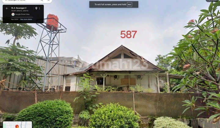 Dijual Rumah Lama Di Hook Di Komp Keuangan Cilandak Jkt Sel