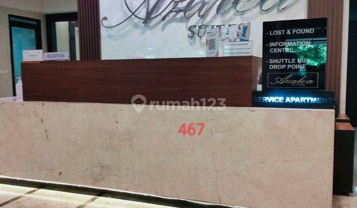 Sewa Apartemen 44m Studio Furnish View City  1