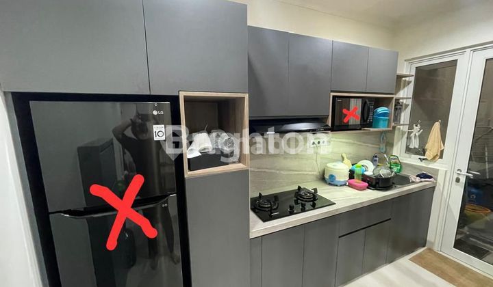 Rumah modern Thomson Hoek gading serpong furnished Ikea, Cellini siap huni lokasi strategis dekat Universitas UMN dan Pradita 2