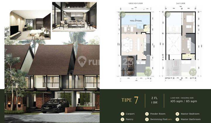1 Bedroom Villahouse Type 7 In Pekutatan With Complete Facilty  1