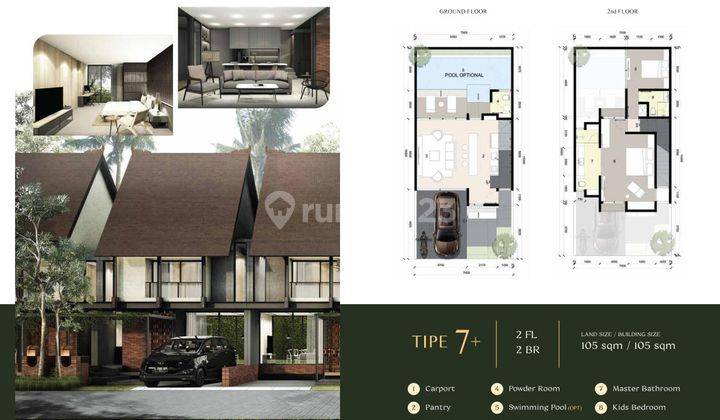 2 Bedroom Villahouse Type 7+ In Pekutatan With Complete Facilty  1