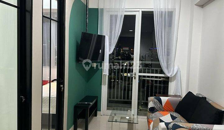 ruang tamu dijual apartemen, westmark taman anggrek,