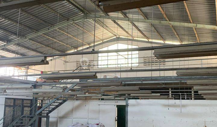 Disewakan gudang cocok untuk garment dengan fasilitas lengkap (kantor, dapur dan mess pegawai) 1