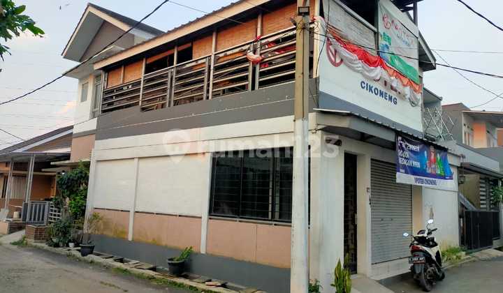 For Sale: 2-Story Shop-House on Main Road Cikoneng, Freehold Title (SHM), Suitable for Business & Residence 1