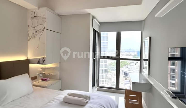 Sewa Gold Coast PIK Honolulu 1 Bed Full Furnished Bagus Low Floor