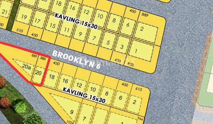 Kavling Komersial Pik 2 Brooklyn 15x30m Lokasi Bagus, Harga Murah 2