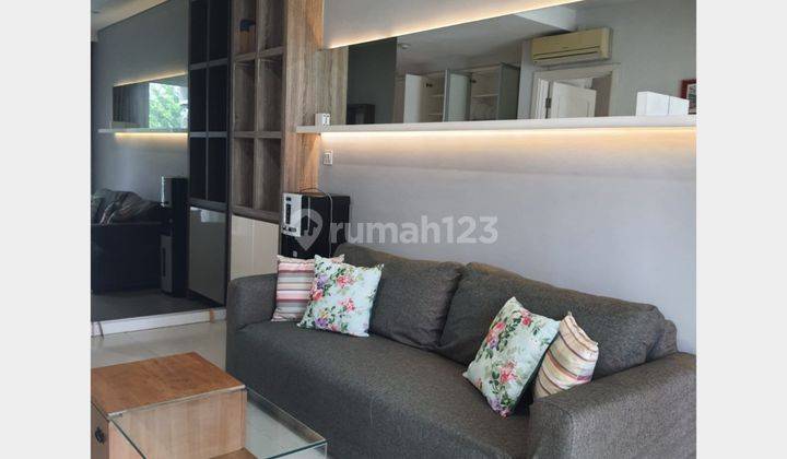 ruang tamu condominium greenbay pluit seaview 2br