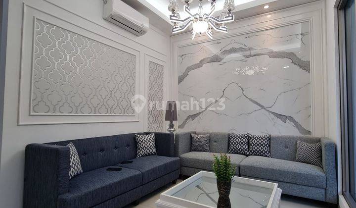 Rumah Golf Island Pik Furnish Mewah Elegan 6x15m Siap Huni, Murah