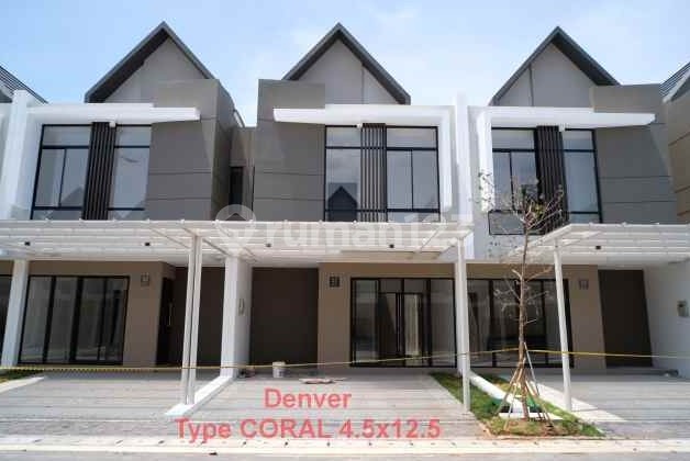 Denver PIK 2 Tipe Coral 4.5x12.5m 2+1 Br Kosongan Disewa Termurah