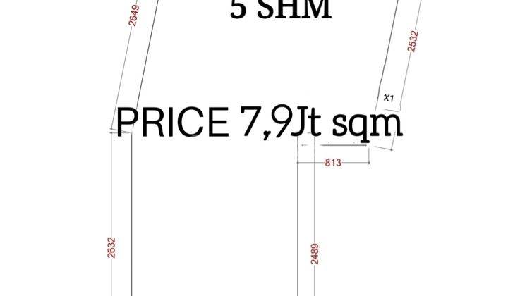 Tanah di Setra Murni, Bandung SHM 1.207 m² 2