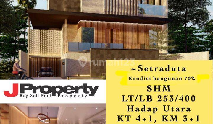 Turun Harga Rumah 2 Lantai Baru di Setra Duta, Bandung 1