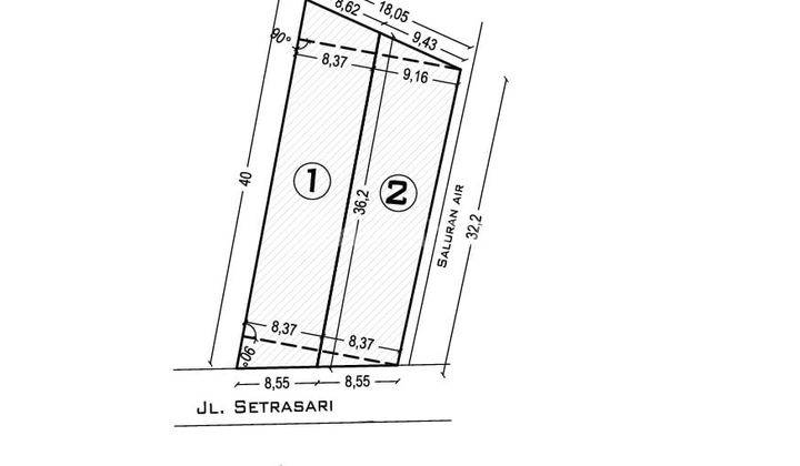 2 Unit Tanah SHM di Setra Sari, Bandung  2