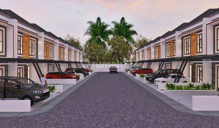 Cluster mewah 2 lantai DP 5 juta, free biaya2 free canopy free ac 5