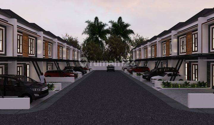Cluster mewah 2 lantai KPR DP 5 juta, free biaya2 free canopy free ac  3