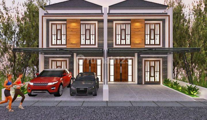 Cluster mewah 2 lantai KPR DP 5 juta, free biaya2 free canopy free ac  4