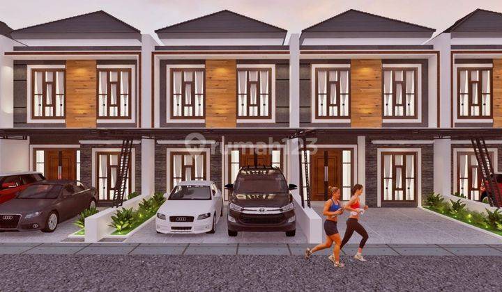 Cluster mewah 2 lantai KPR DP 5, free biaya2 free canopy free ac  7