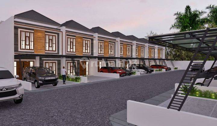 Cluster mewah 2 lantai KPR DP 5, free biaya2 free canopy free ac  8