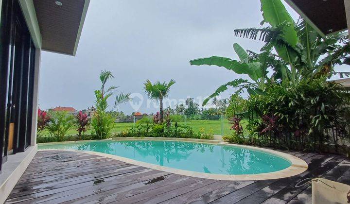 Villa Ubud View Sawah Dekat Waterfall Fully Furnished 1